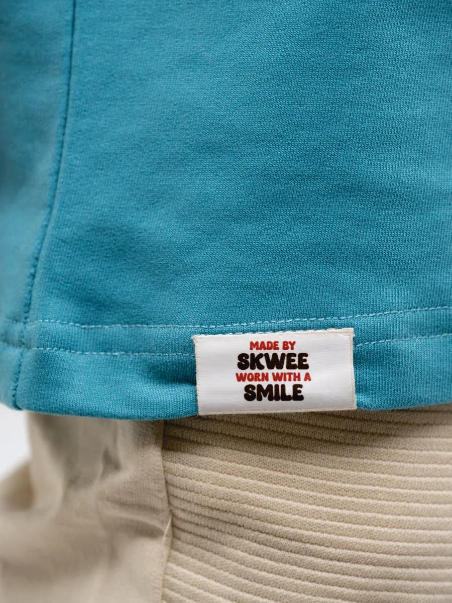 Plain Teal Blue T-Shirt, view 3 of 4