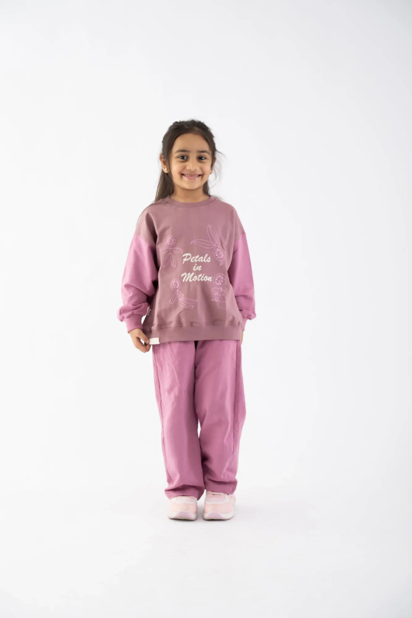 Girls Plum Co-Ord Set