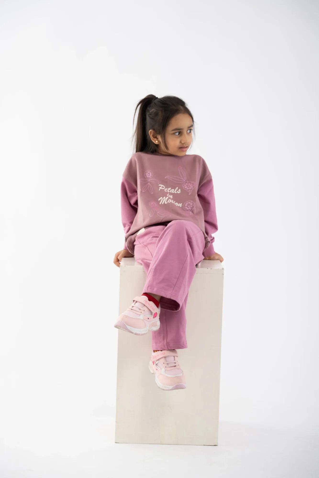 Girls Plum Co-Ord Set, view 4 of 5