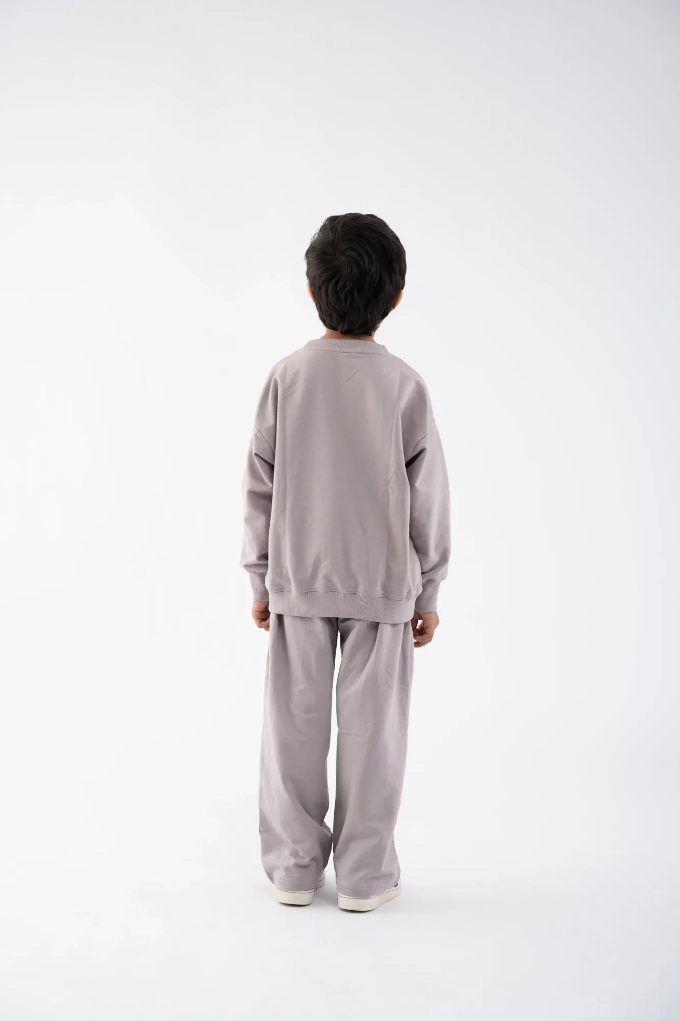 Unisex Ash Minimal Co-Ord Set, view 4 of 4