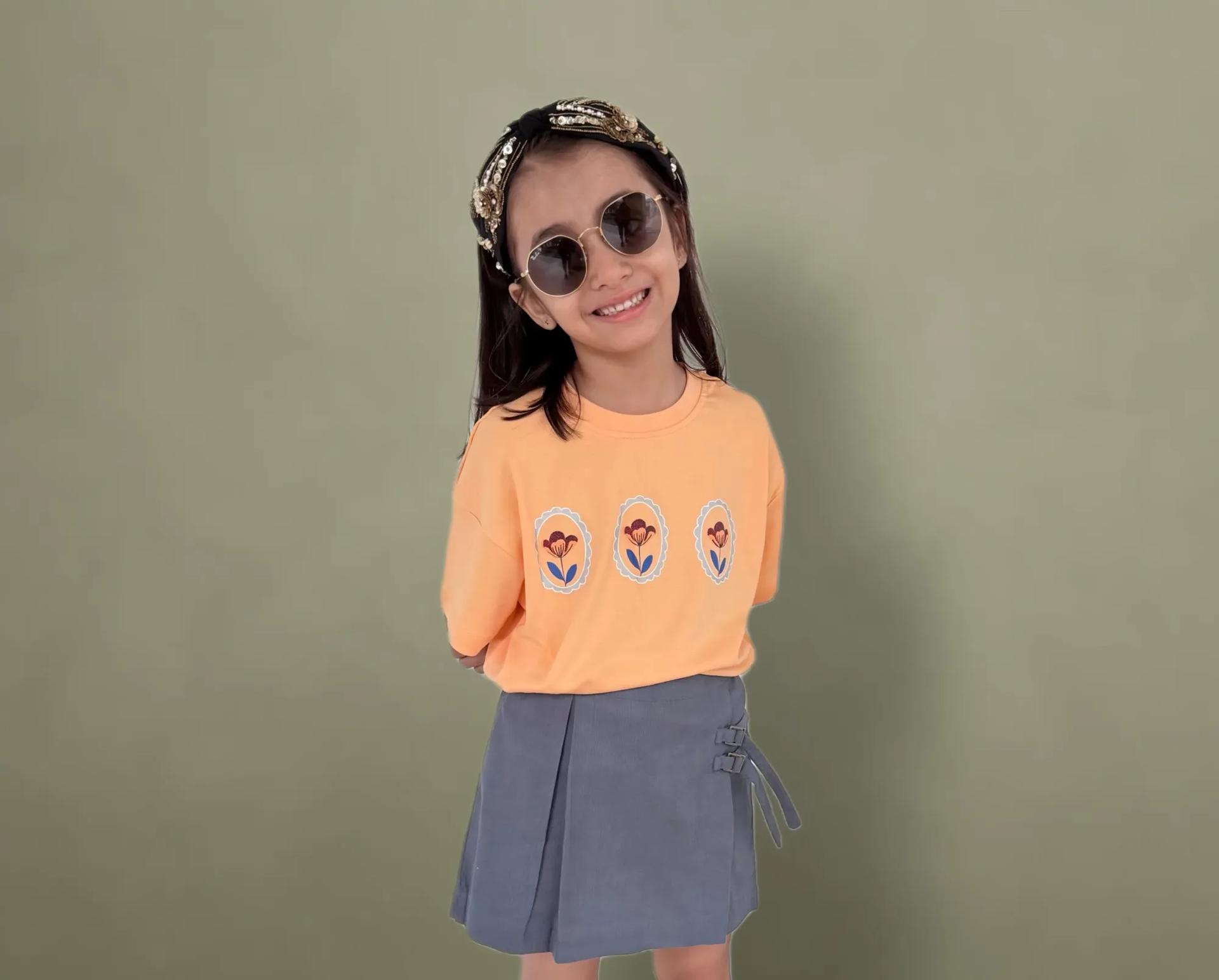 Charcoal Grey Corduroy Skort