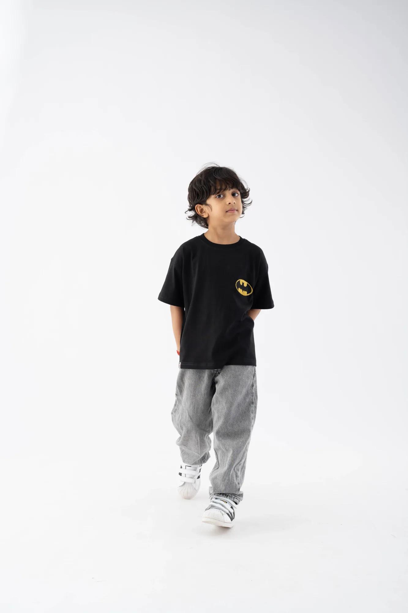 Batman Embroidered Black Tee, view 4 of 4