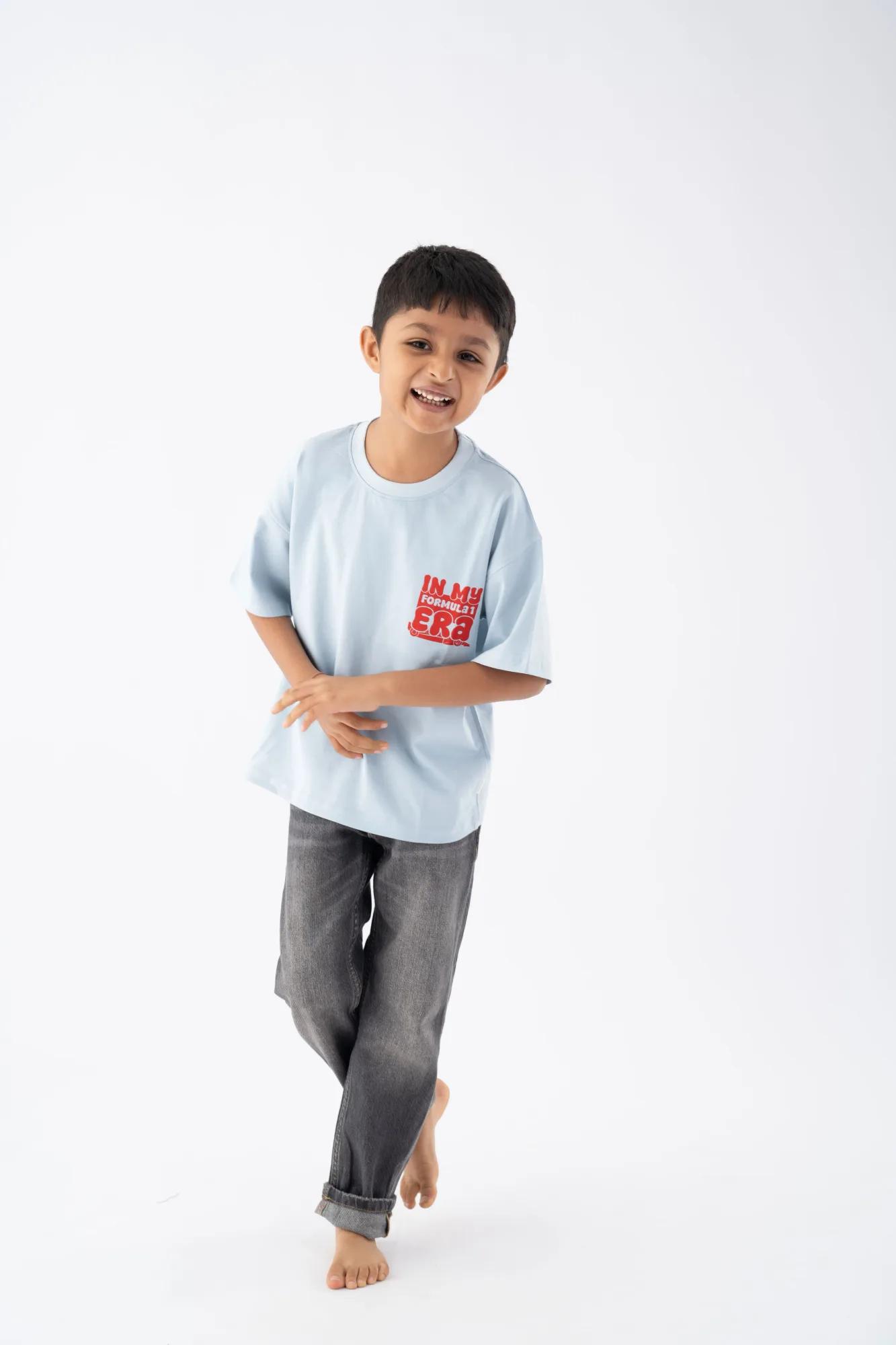 Race Car Light Blue Tee, view 3 of 6