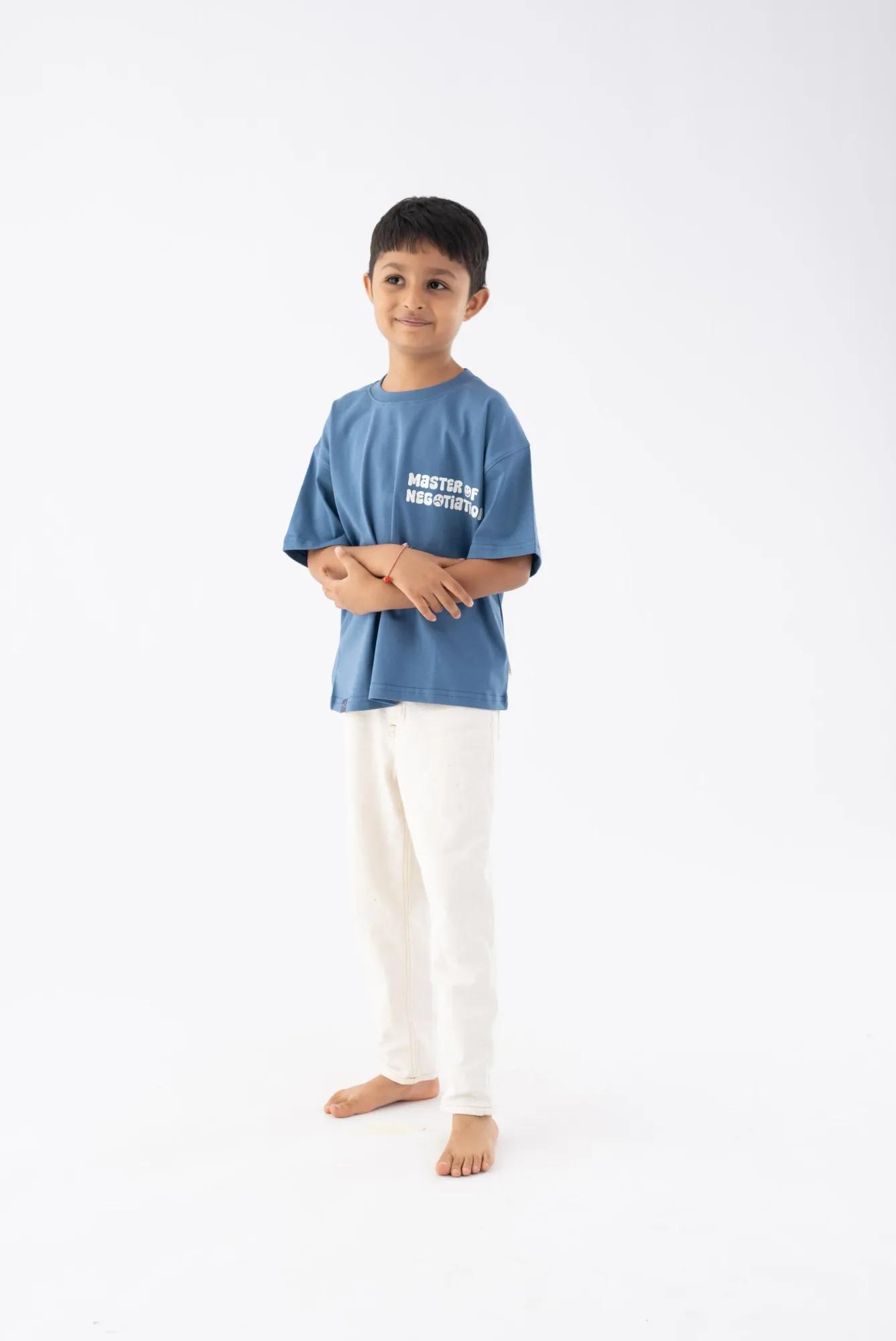 Master of Negotiation Airforce Blue Tee