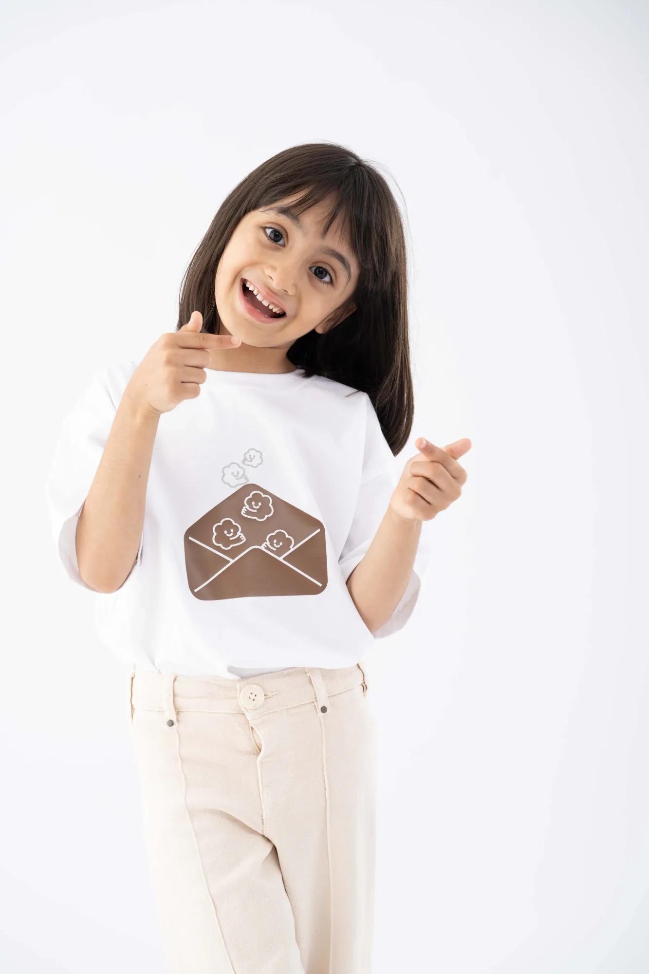 Happy Mail White Tee, view 4 of 4
