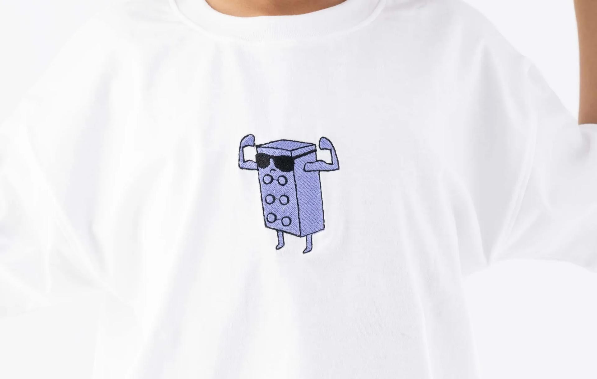 Six-Pack Lego White Tee, view 2 of 3