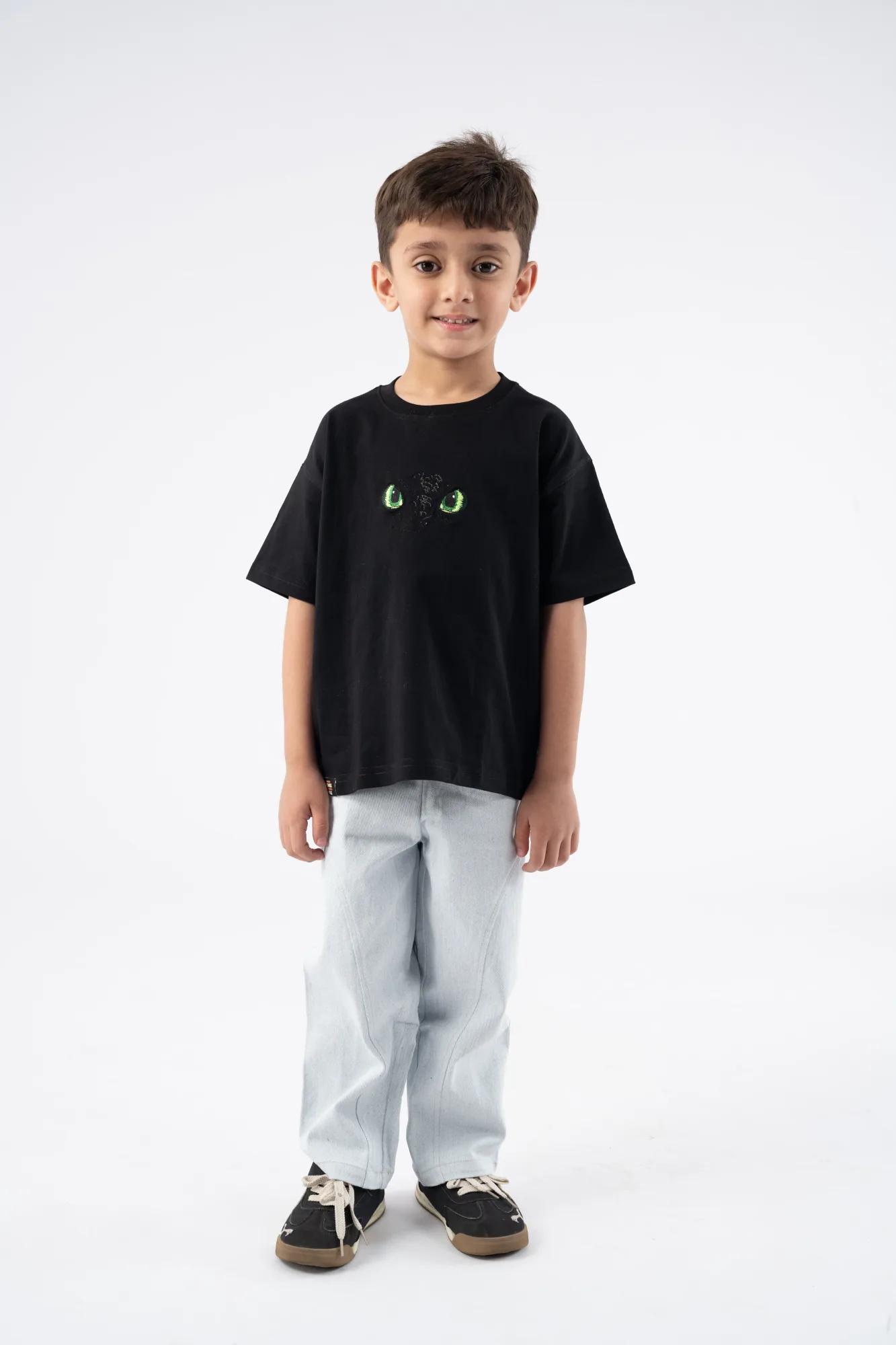 Dragon Eye Glow in the Dark Black T-Shirt