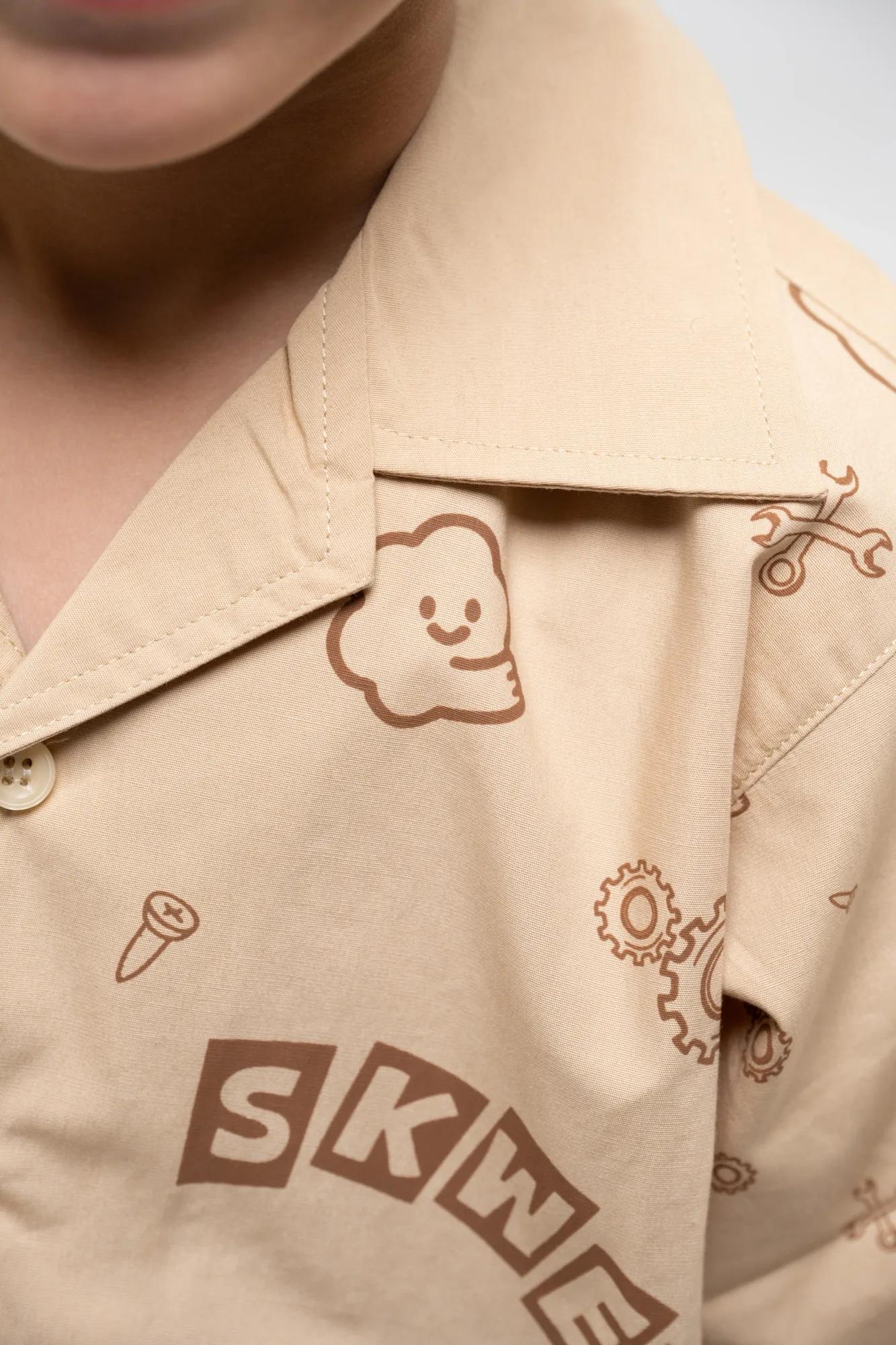 Printed Half-Sleeve Shirt, view 6 of 9