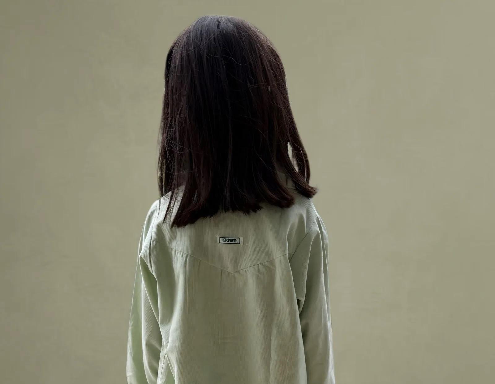 Girls Organic Corduroy Shirt Dress, view 2 of 2
